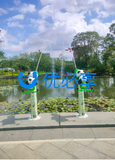 优必享熊猫共享水枪凭”萌系“破圈引流
