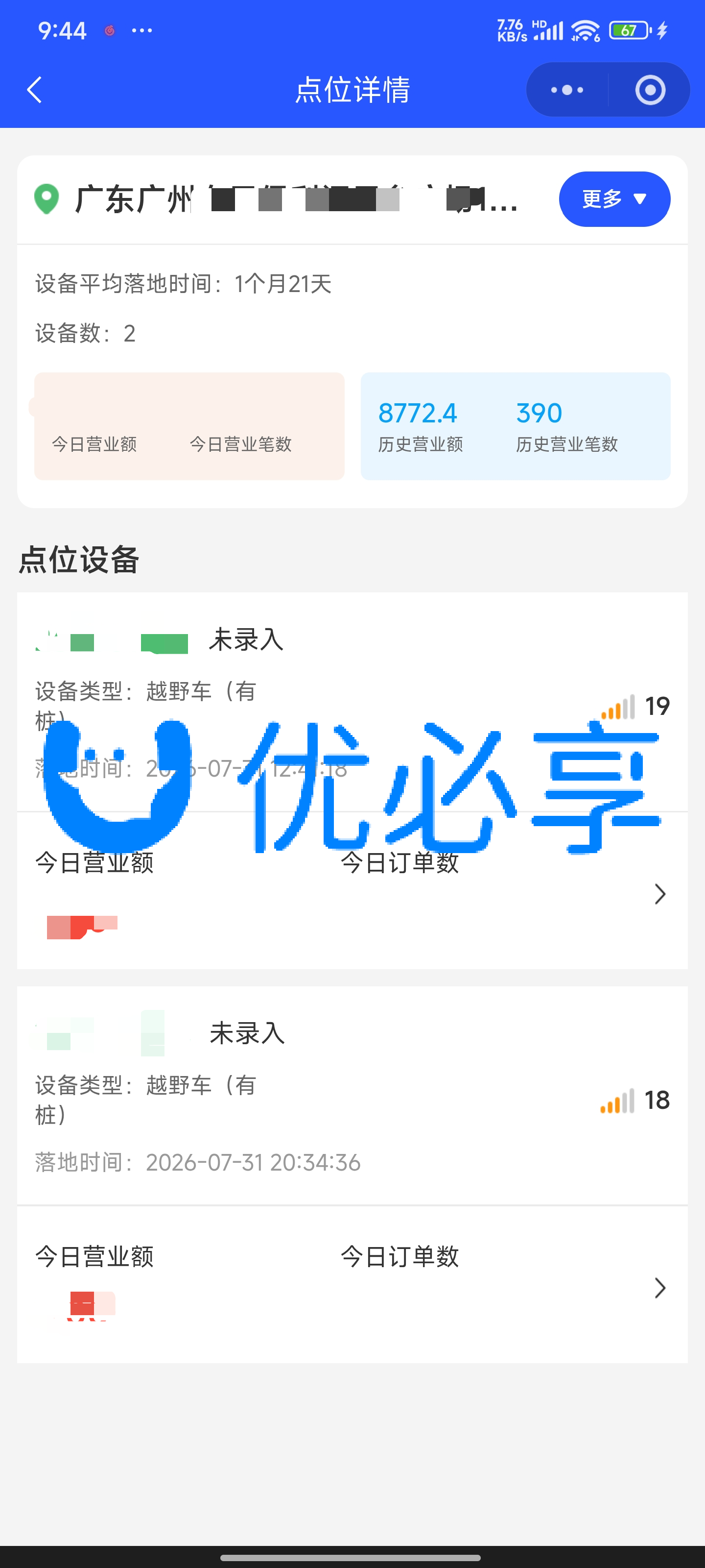 共享越野车应用案例—商场外广场