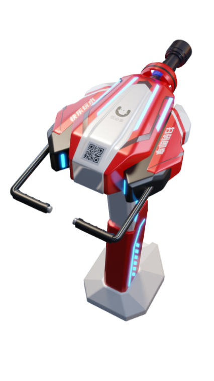 红白立柱共享水枪！